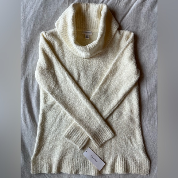 NWT Calvin Klein Cowl Neck Sweater - Picture 3 of 16